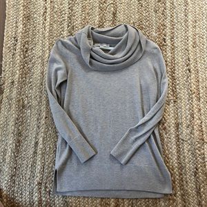 Loft size small tan/oatmeal color cowl neck sweater